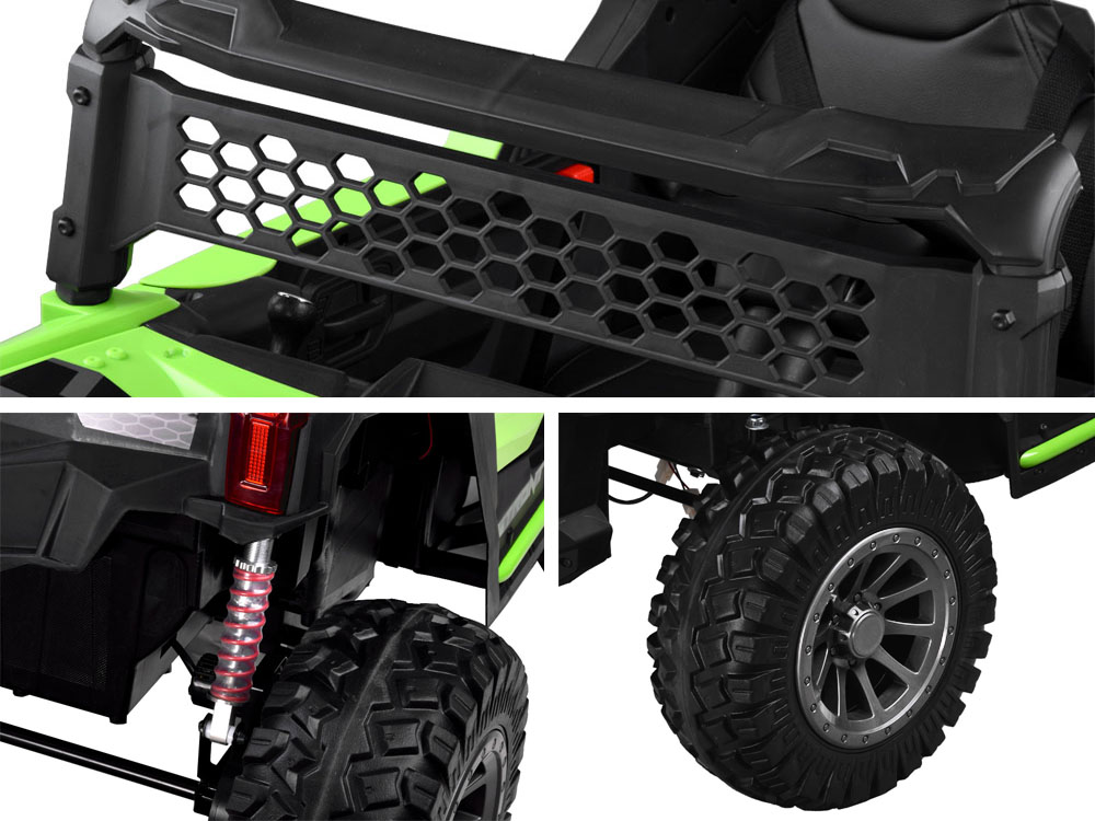 Elektrické auto pre deti-buggy 2-miestne+ovládanie, motor 4x12W 35W 