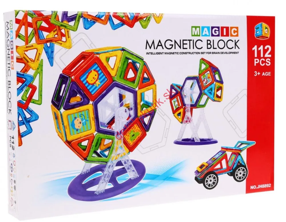 Magické magnetické kocky 112 prvkov