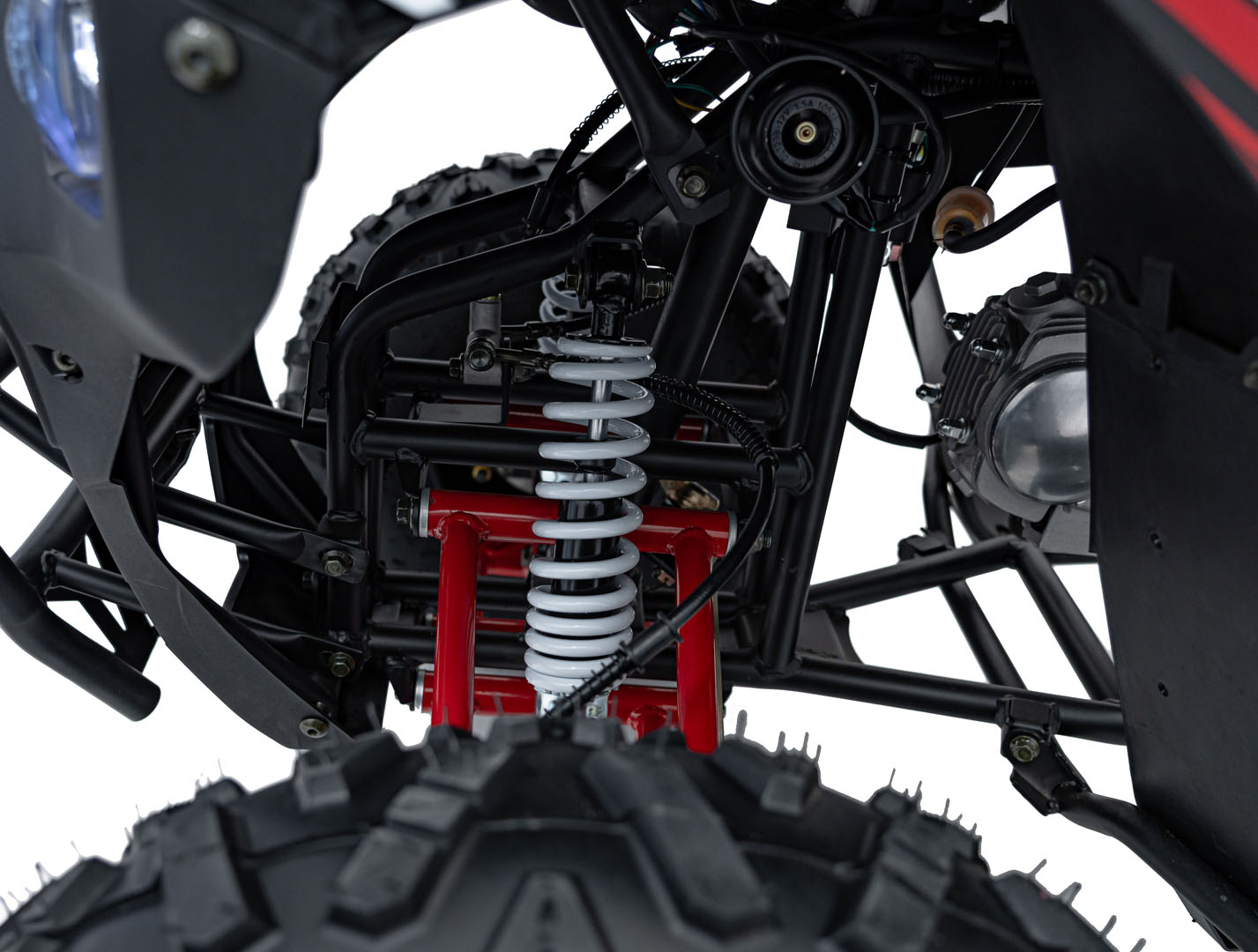 Benzínová štvorkolka DISCOVERER 125CC, červená farba 