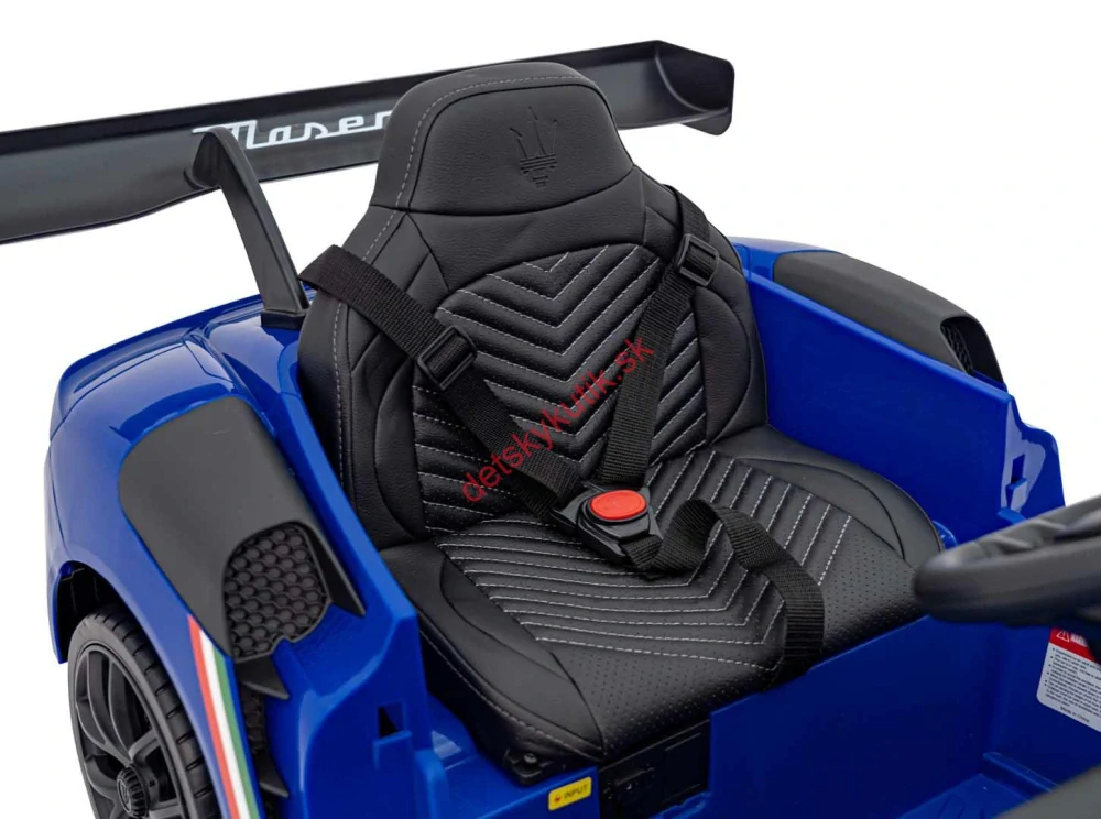 Elektrické autíčko Maserati MC20 GT2, 4x4,  modrá farba