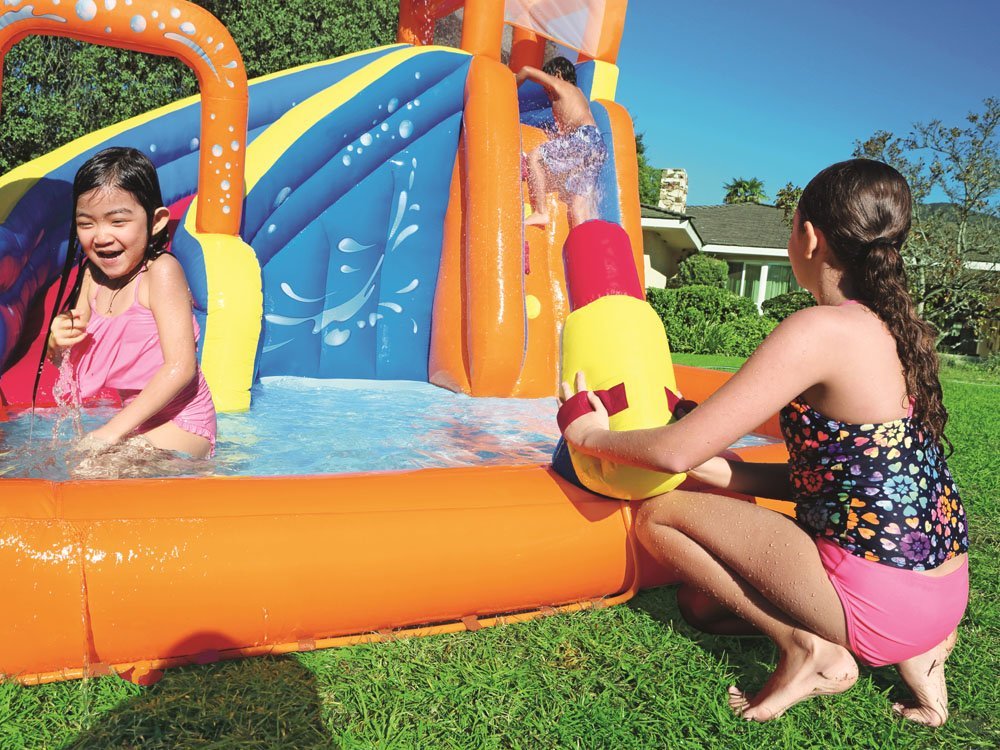 Bestway Nafukovacie ihrisko so šmýkľavkou 365x320cm