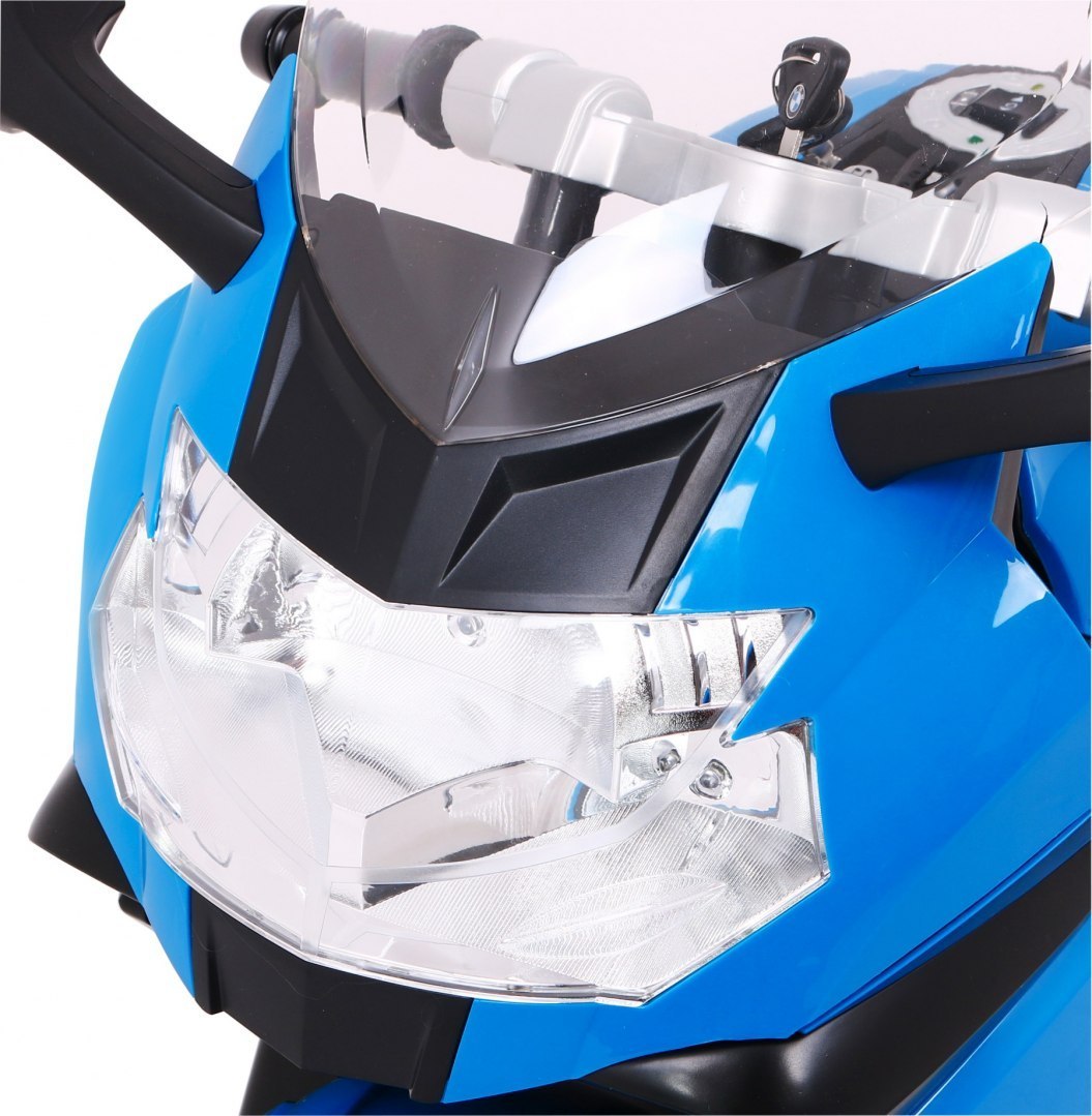  Elektrická motorka  BMW K1300S, modrá farba