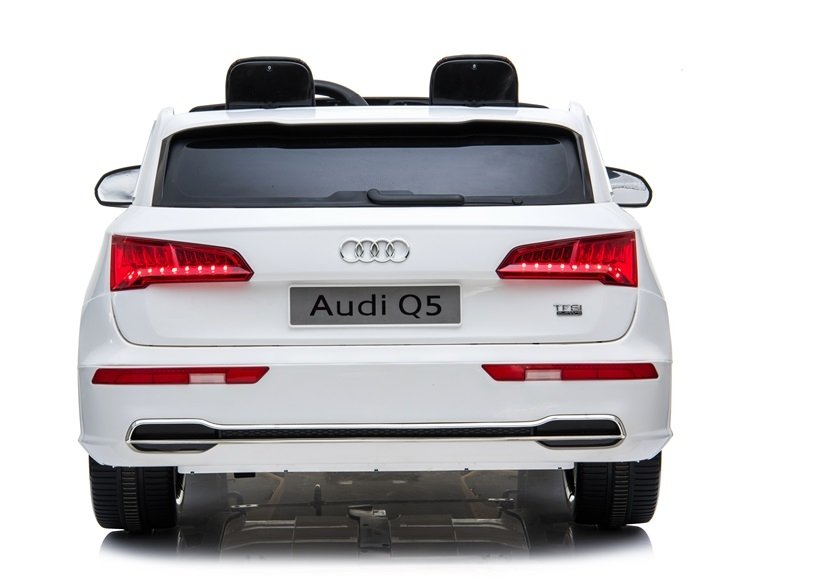 Elektrické autíčko AUDI Q5- 4x4, Dvojmiestne, biela farba
