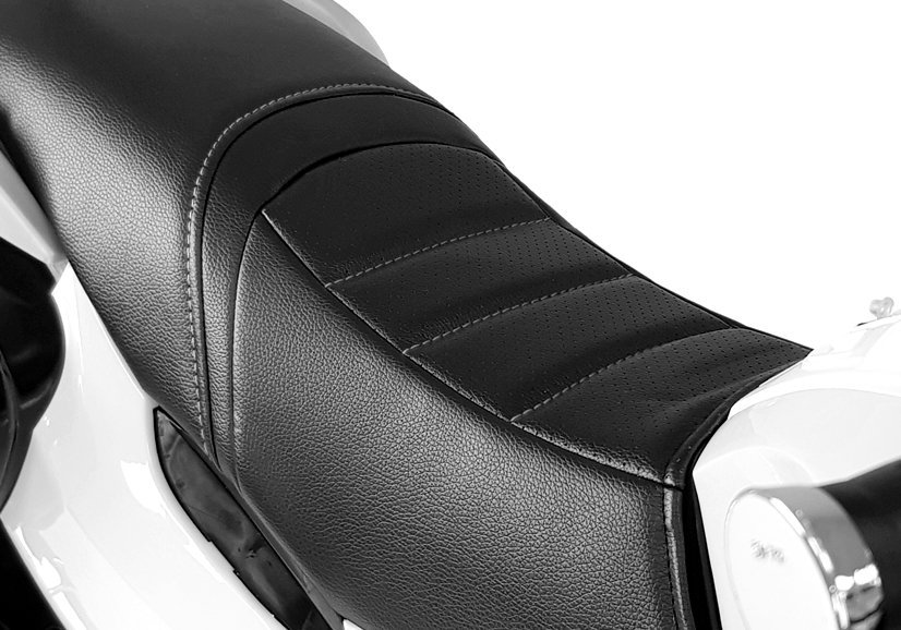Elektrická motorka Polícia HZB118, EVA kolesa, sedenie EKO koža