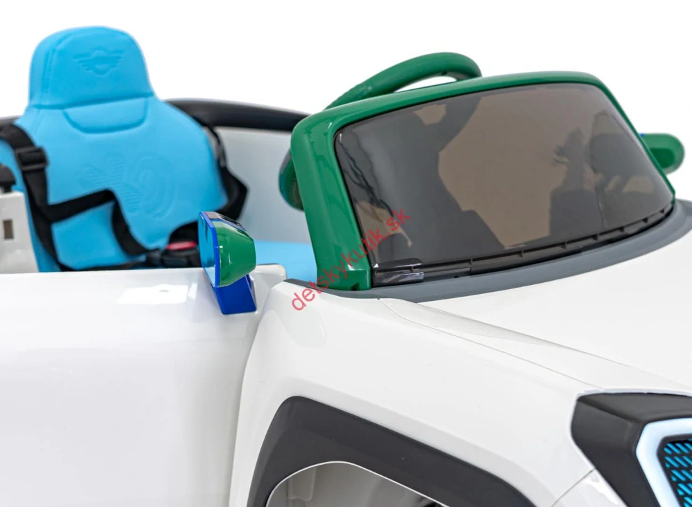 Elektrické autíčko Mini Concept Aceman, 4x4,  bielá farba