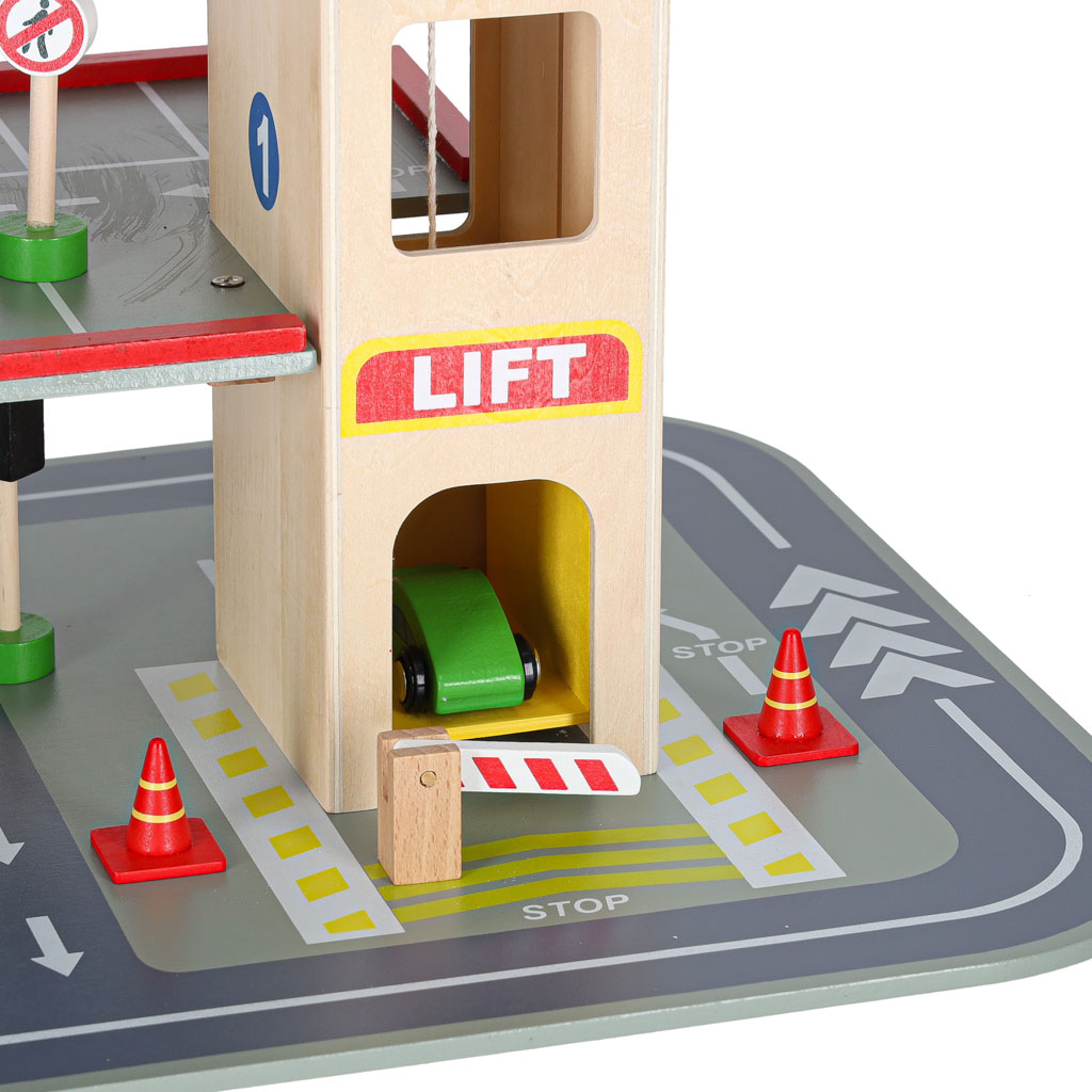 Drevená parkovacia garáž  BENINO dvojposchodová