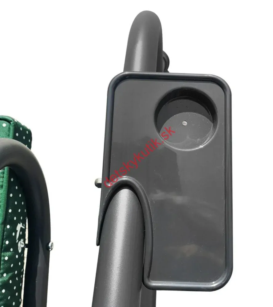 Záhradná hojdačka polohovateľná, vzor motýle, 2 v 1