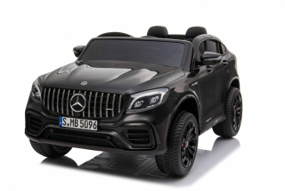 Elektrické autíčko pre deti Mercedes GLC 63S, MP3, čierna lakovaná  farba