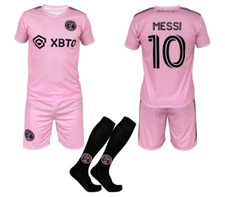 Detský dres Messi Miami 2023/24 replika  ružový, velkost 140