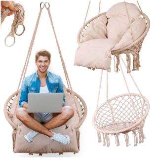 Hojdacie závesné hniezdo s vankúšom XXL, nosnosť 150kg