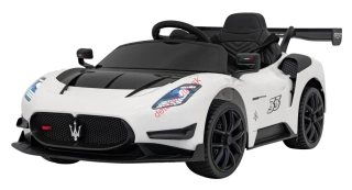 Elektrické autíčko Maserati MC20 GT2, 4x4,  biela farba