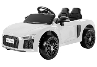Elektrické autíčko AUDI R8 Spyder, biela farba