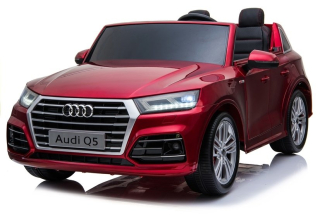 Elektrické autíčko AUDI Q5- 4x4, Dvojmiestne, MP4 LCD Panel, červená lakovaná farba