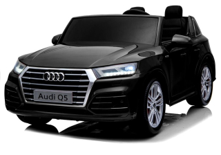 Elektrické autíčko AUDI Q5- 4x4, Dvojmiestne, MP4 LCD Panel, čierna lakovaná farba