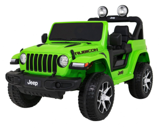 Elektrické autíčko Jeep Wrangler Rubicon 4x45W, zelená farba