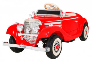 Elektrické autíčko Mercedes Typ 540A, 4x35W, zataženie 100kg, červená farba