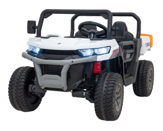 Auto Pick-Up Speed ​​900 pre deti + pohon 4x4 + pohyblivý nakladač + batožinový priestor + diaľkové ovládanie + lopata + audio LED