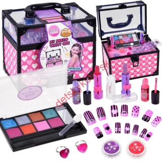 Kozmetický box pre dievčatá s kozmetikou