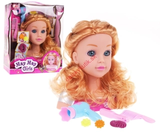 Hlava na česanie - blondínka